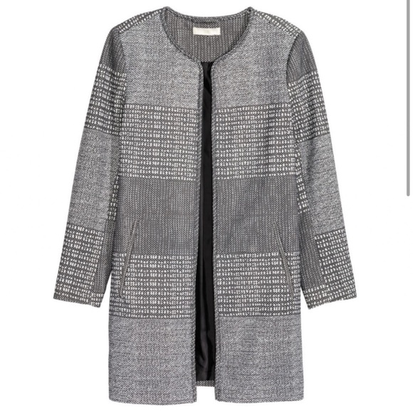 Black and white graphic jacket H&H - Picture 1 of 4